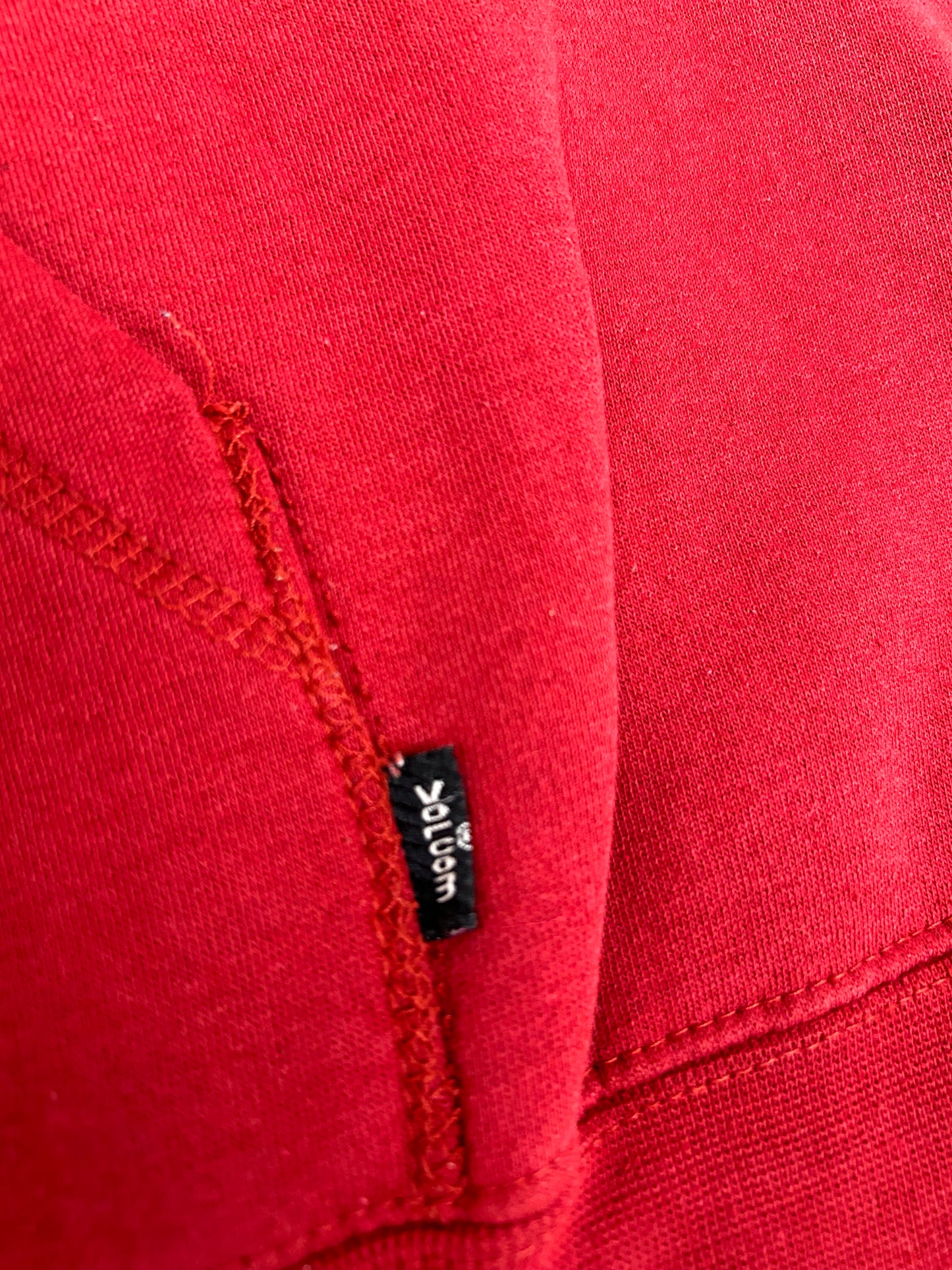 Vintage Volcom Stone The Only Constant Is Change Skate Surf Brand Hooded Sweatshirt Large 25.5x28.25 Inches Maroon