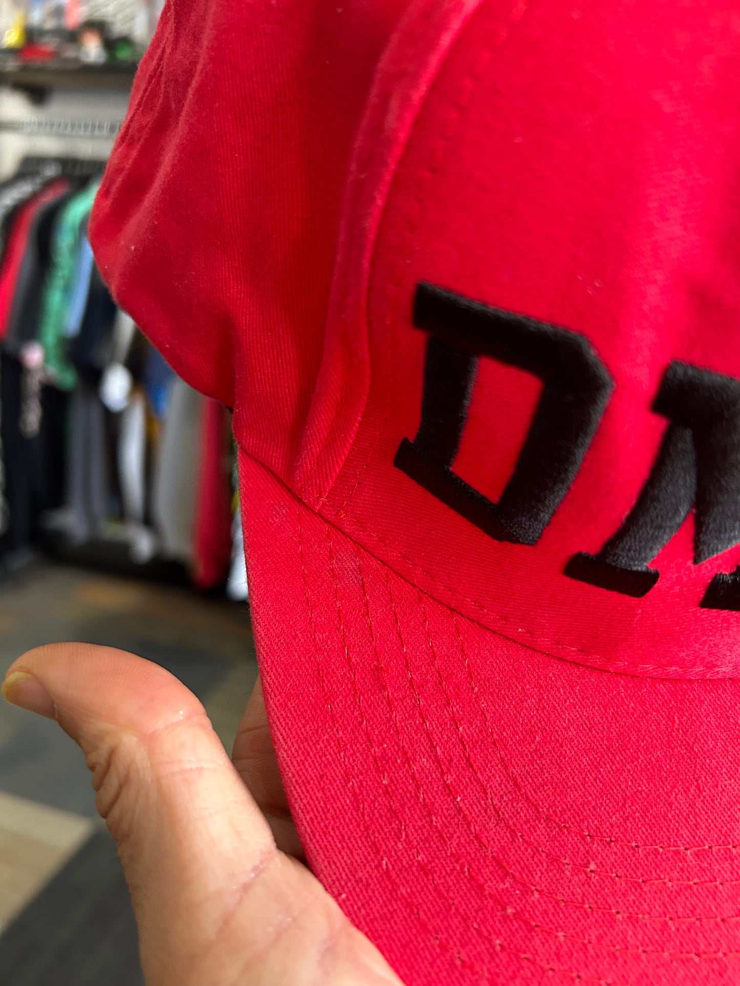 Diamond Supply Co SnapBack Hat Cap Red DMND Embroidered Logo Skate Streetwear