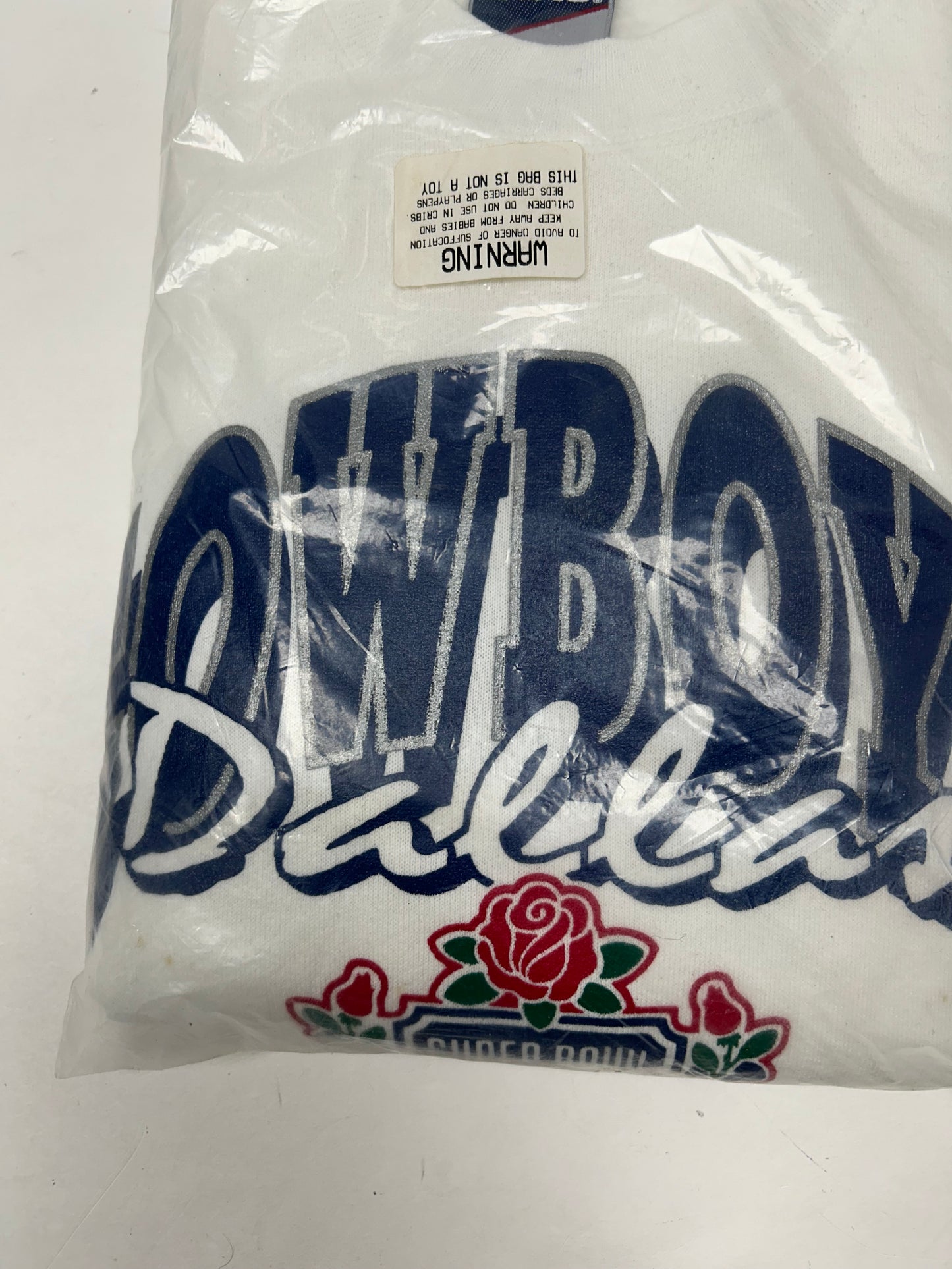 Vintage Dallas Cowboys Super Bowl XXVII Crewneck Sweatshirt Bike XL Brand New