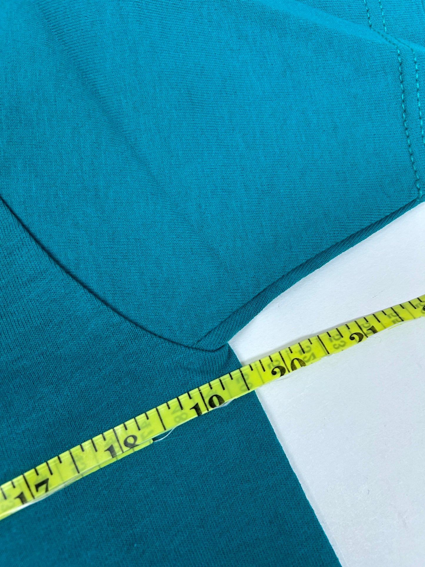 Edgewood NJ first edition “Deeper Than The Roots.” Tee Medium 90s Russell Athletic USA 100% Cotton Aqua Blue