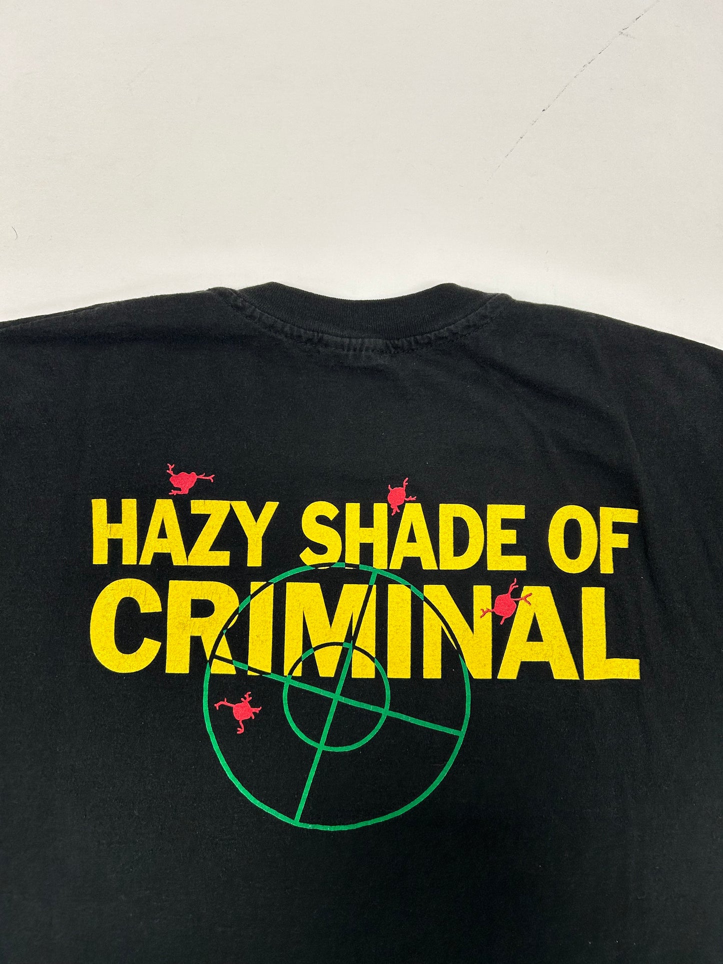 Vintage 1992 Public Enemy Greatest Misses Hazy Shade Of Criminal Rap Music Tee XL 23.25x29 Inches