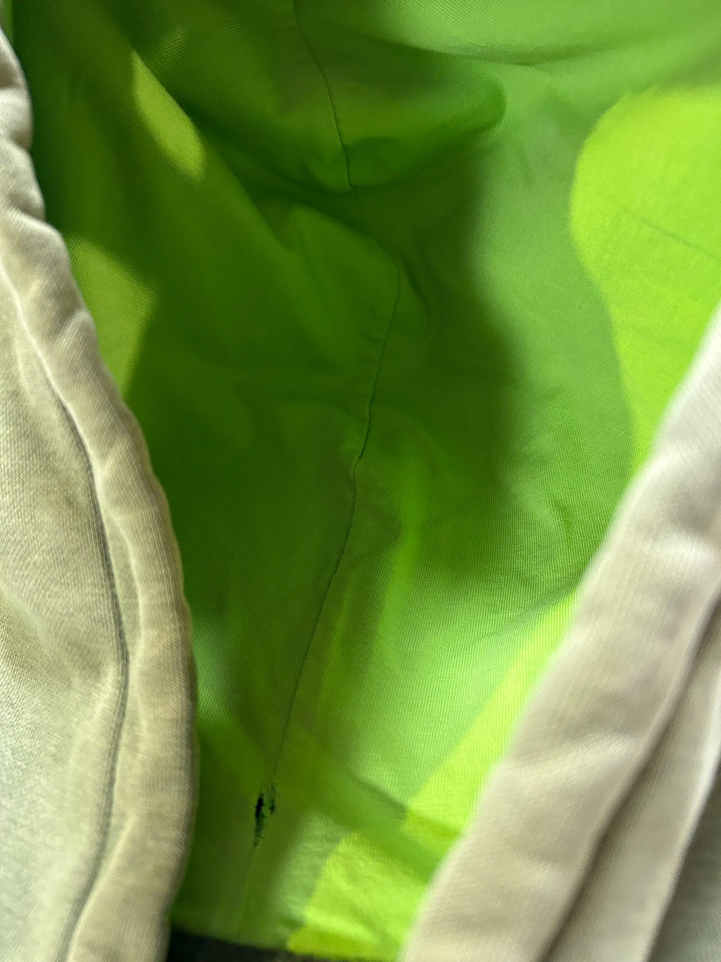 Vintage 00s Nike Chest Swoosh Essential Zip Hooded Sweatshirt Green Faded Worn In As Is XL 26.25x30.25 Inches