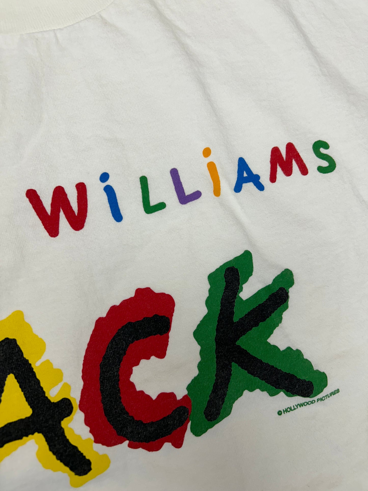 Vintage 1996 Robin Williams Jack Movie Promo Tee XL 23.25x31.25 Inches Rare Clean White
