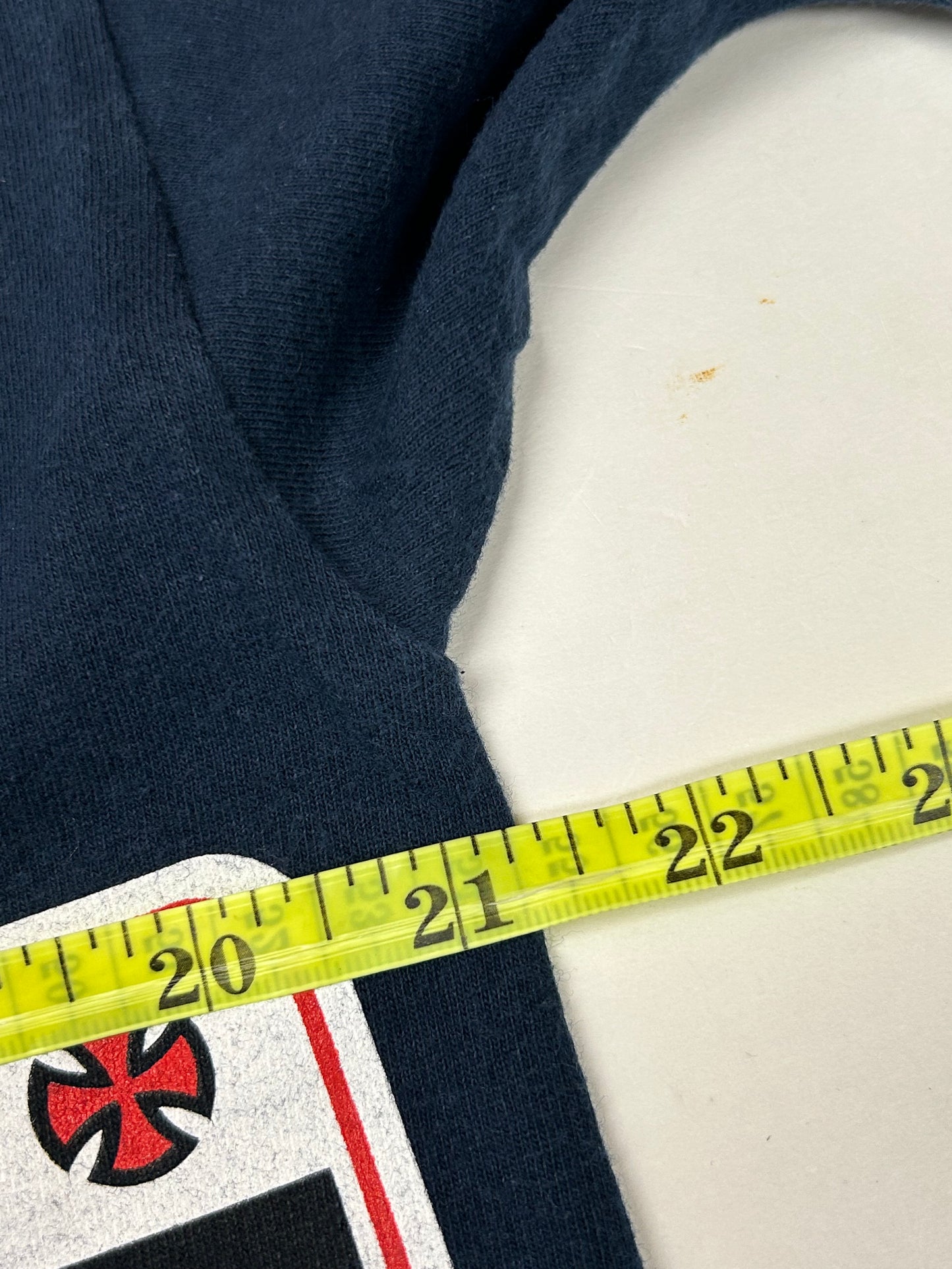 Vintage Independent Truck Company Skateboard Tee Navy Large 21.25x29 Inches Made In USA