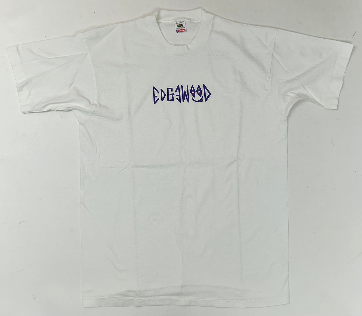 Edgewood NJ first edition “Deeper Than The Roots.” Tee XL Fruit Of The Loom USA 100% Cotton White