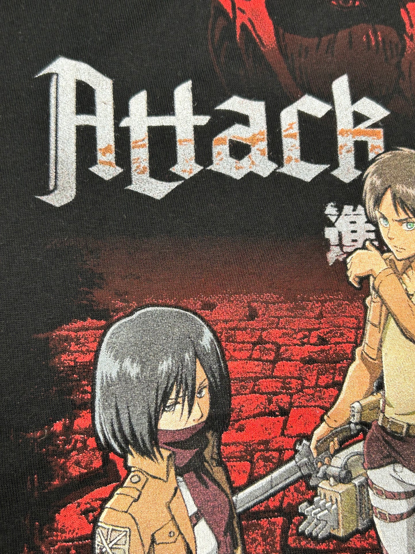 Attack On Titan Funimation Ripple Junction T-Shirt Anime Show Graphic Tee Large 21.5x28.25 Inches