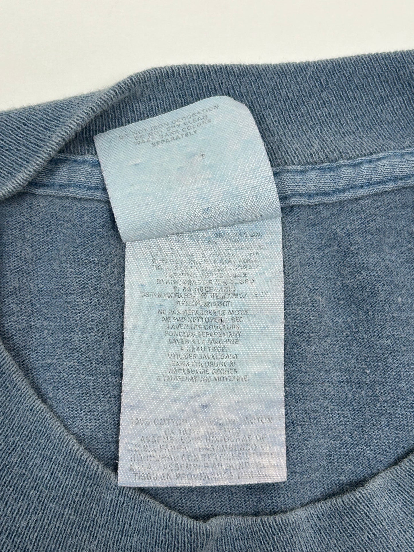 Vintage R.E.M. Monster Cool Music Band Tee 1993 1994 REM XL 23x29.25 Inches Blue As Is