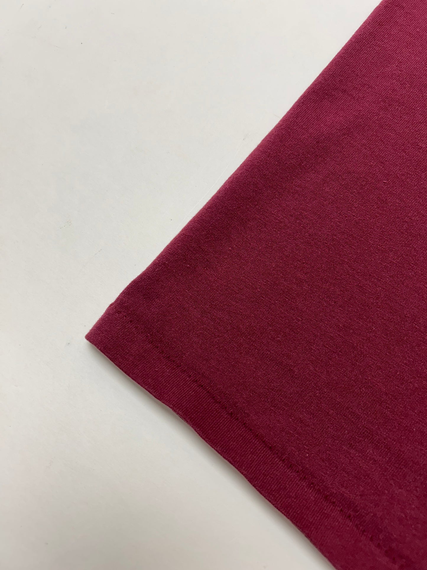 Vintage Nabisco Factory Fair Lawn New Jersey Tee XL 23.75x30 Inches Maroon