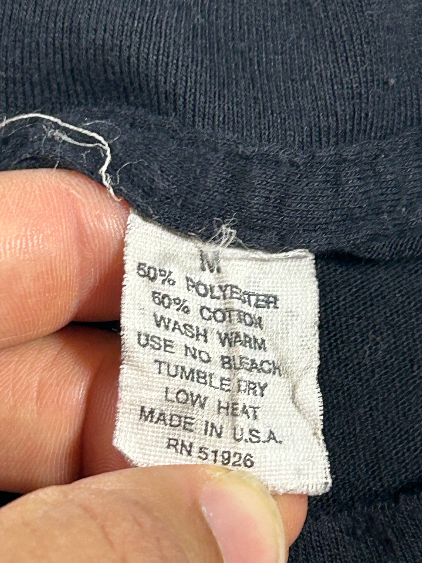 Vintage 80s Commitment To Attendance Motivational Tee Small Fit 17.25x26.25 Inches