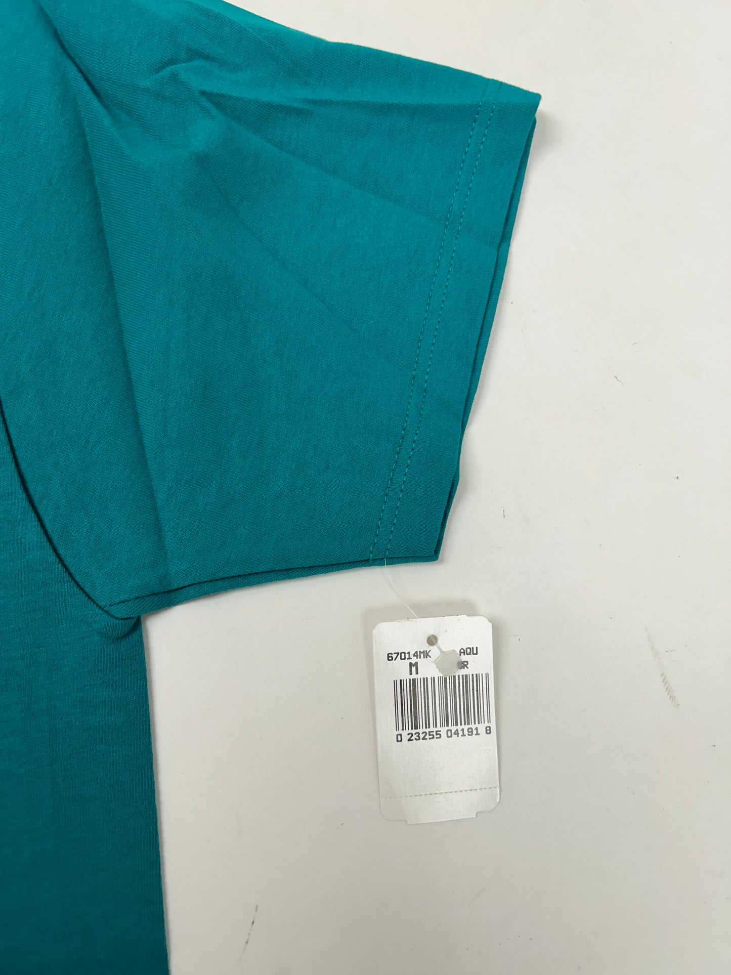 Edgewood NJ first edition “Deeper Than The Roots.” Tee Medium 90s Russell Athletic USA 100% Cotton Aqua Blue