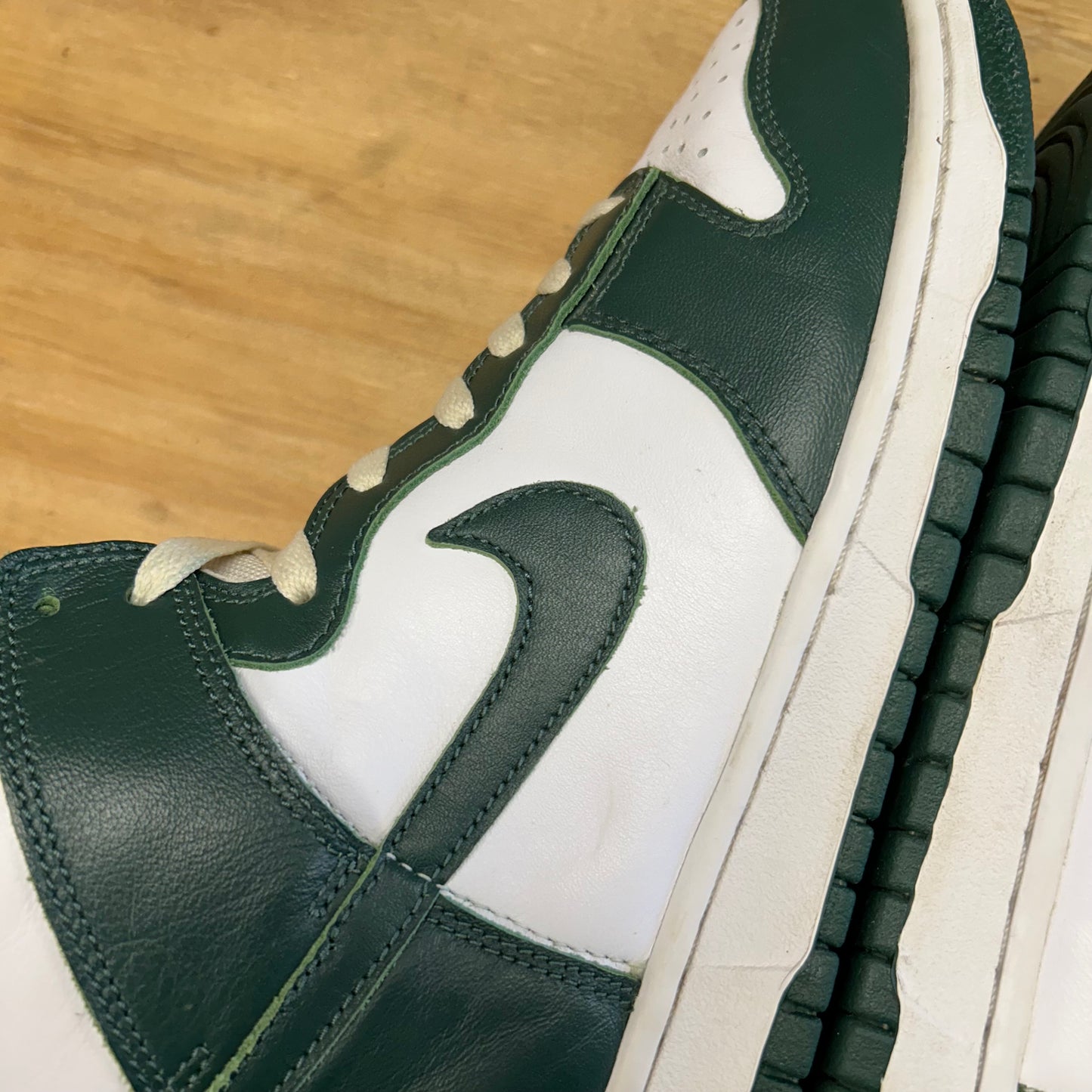 2020 Nike Dunk High SP Spartan Green CZ8149100 Men's Size 9.5 USED NO BOX CLEAN AS IS