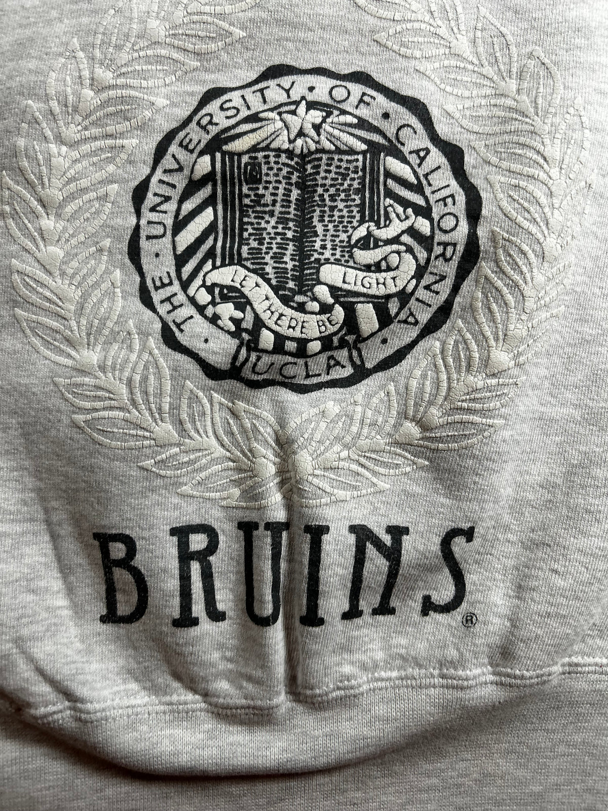 Vintage Russell Athletic UCLA California Los Angeles College Bruins USA Crewneck Medium 22x25.5 Inches As Is