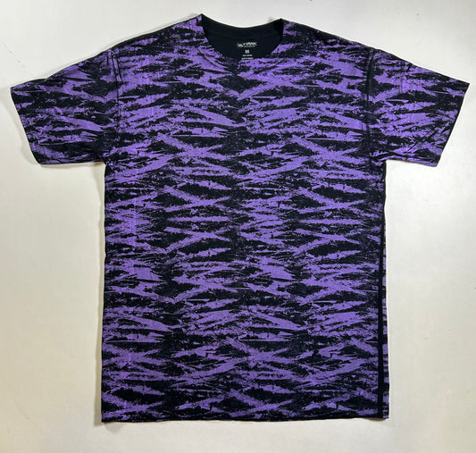 Hawk Skateboarding Tony Hawk Brand Skateboard Skate Tee Medium 20.25x28.25 Inches Purple and Black