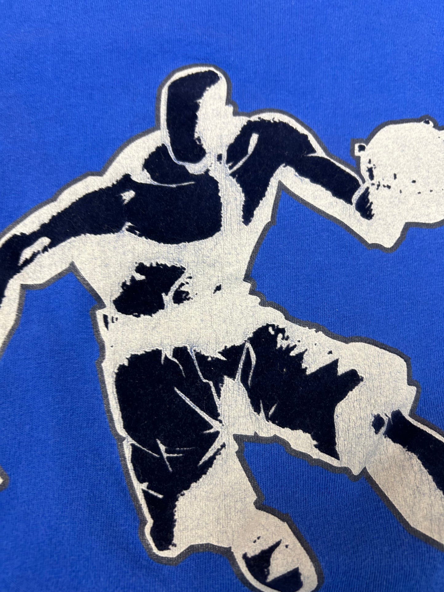 Vintage 00s And 1 Basketball Graphic Tee Youth Large (14/16) Blue Adult S/M 20x26 Inches