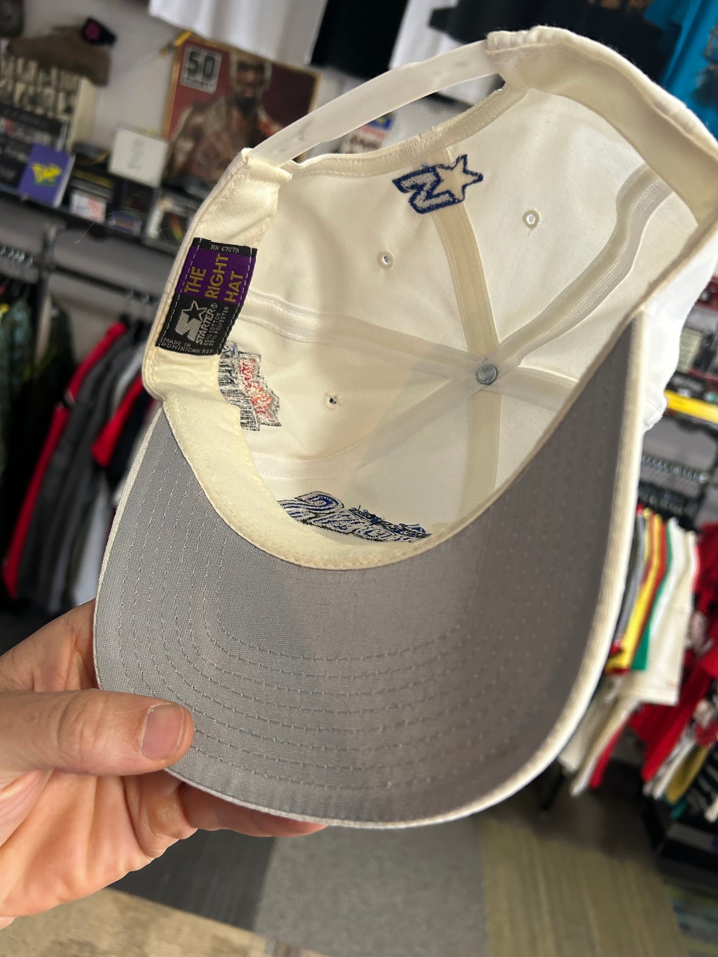 Vintage 1998 Kentucky NCAA Champions Final Four Starter Cap Hat White Blue Brand New With Tag As Is