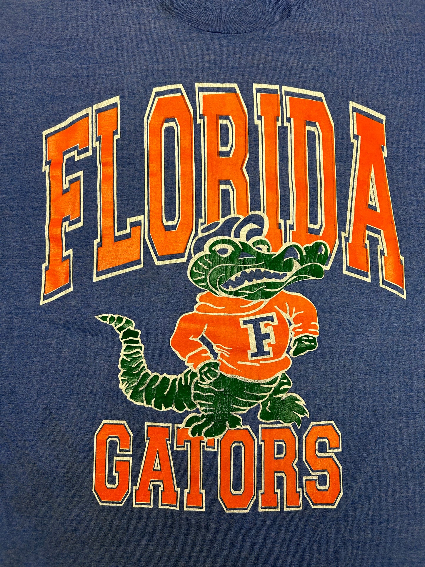 Vintage 90s Florida Gators College Tee XL Fit 23.75x31.25 Has Wear & Staining As Is