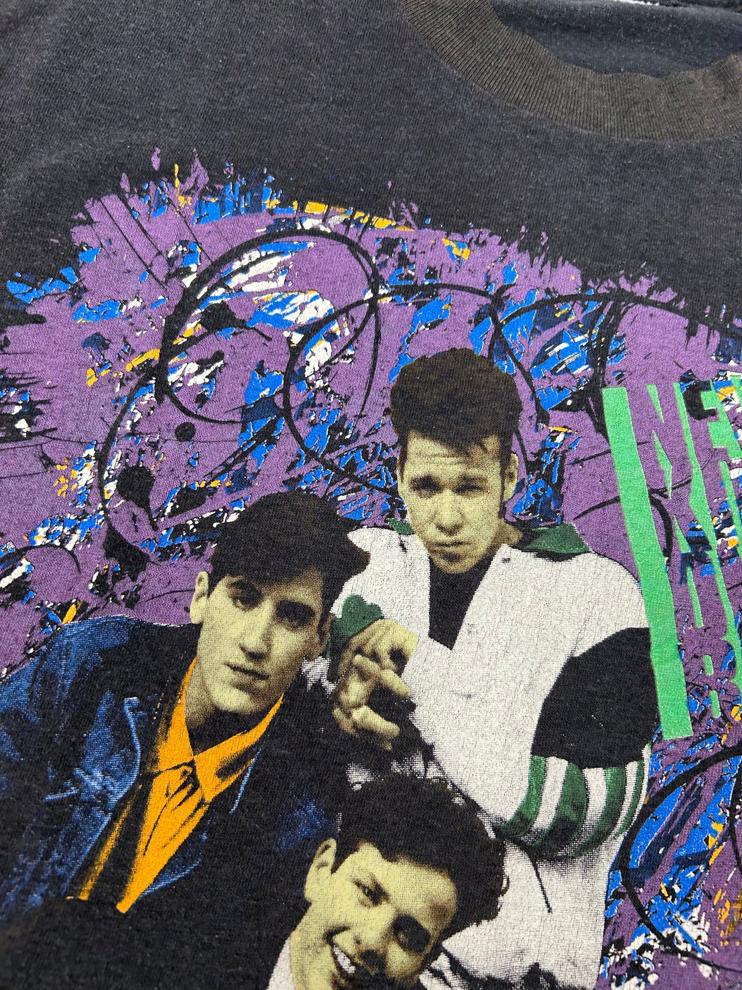 Vintage New Kids On The Block 1990 Concert Music Tee Worn As Is Small 17.5x25.75 Inches NKOTB