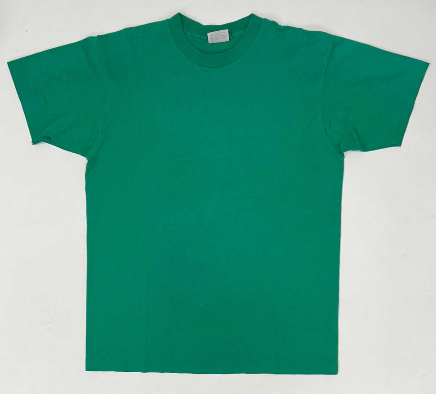 Vintage Electro Always Starting Something Promo Tee Green Large 21.25x28.75 Inches