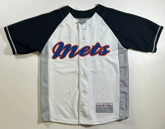 New York Mets Johan Santana Youth Medium 10/12 18.5x25 Inches Jersey Genuine MLB Merchandise