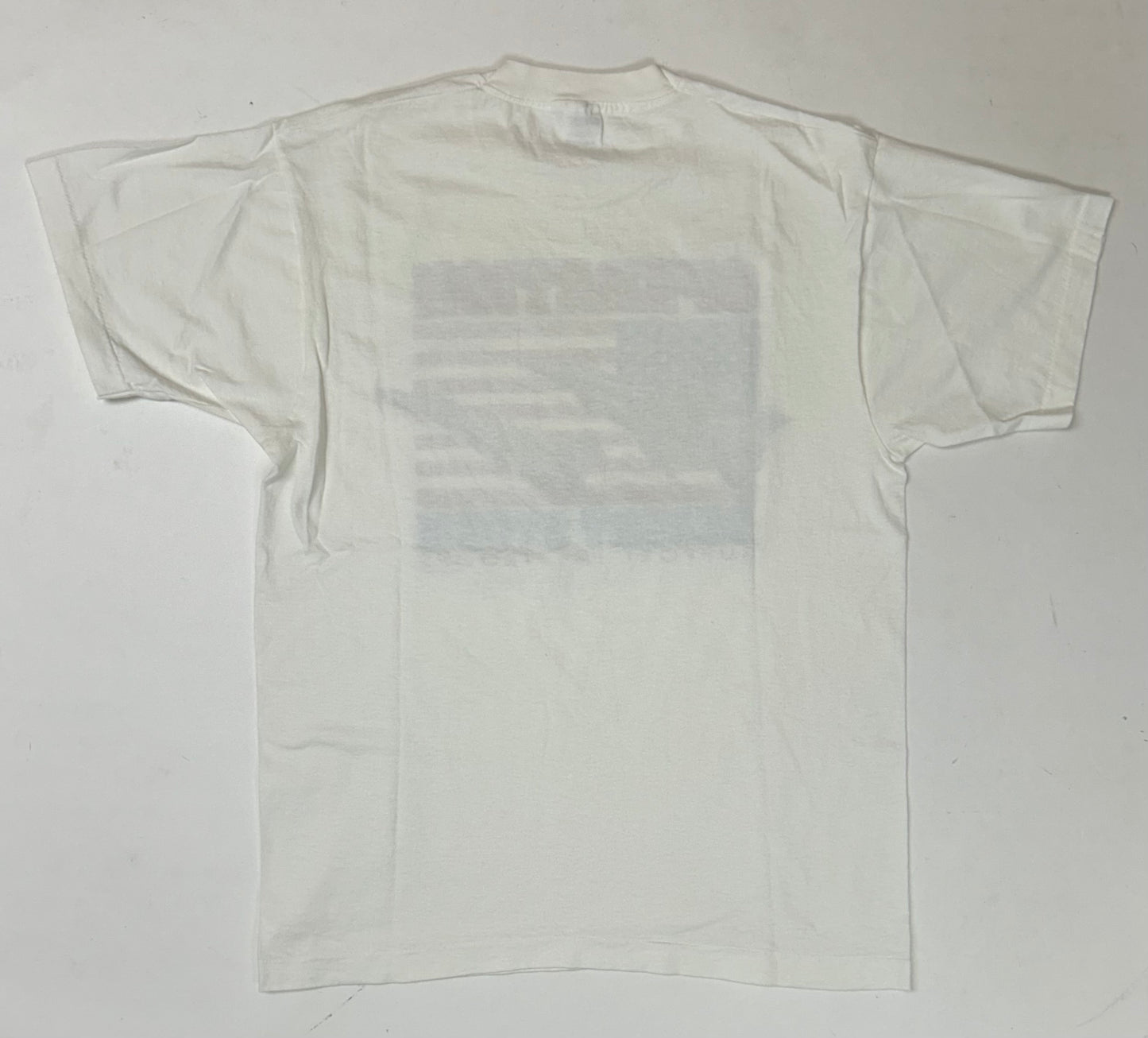 Vintage 1991 Operation Desert Storm Support The Troops Tee Large White