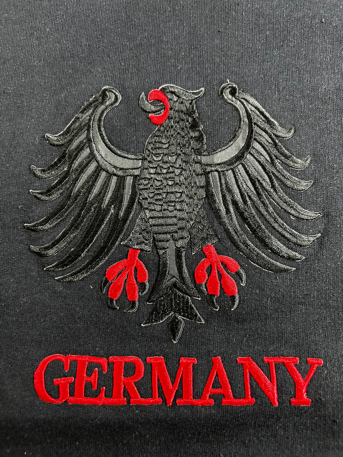 Promodoro Germany Flying Eagle Emblem Crewneck Sweatshirt Large/Medium 23.75x27.75 Inches