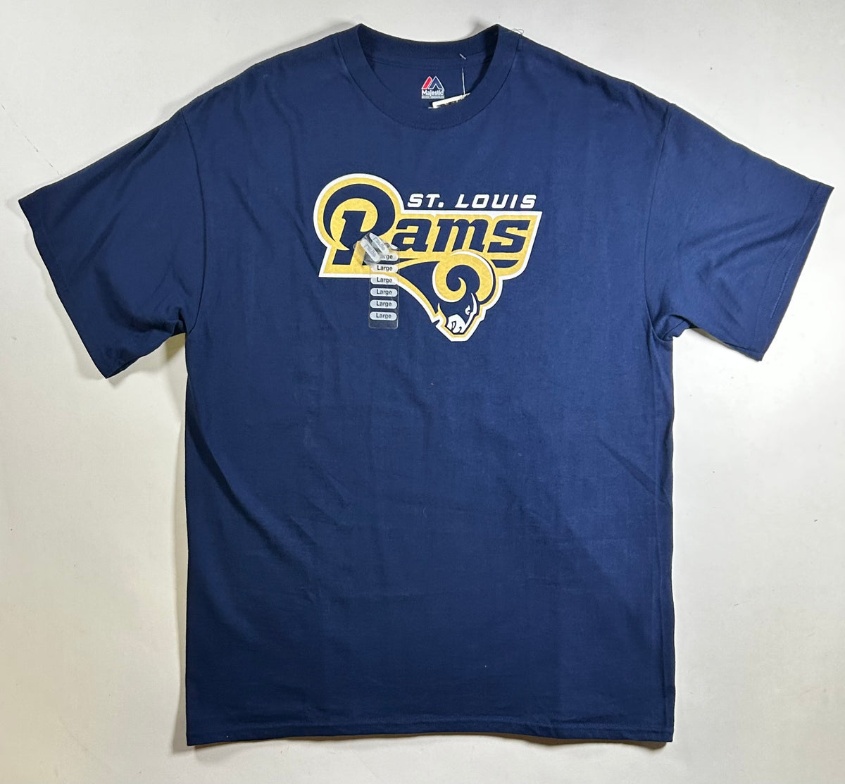 2000s Majestic St. Louis Rams NFL Tee Large 21.75x30.25 Inches