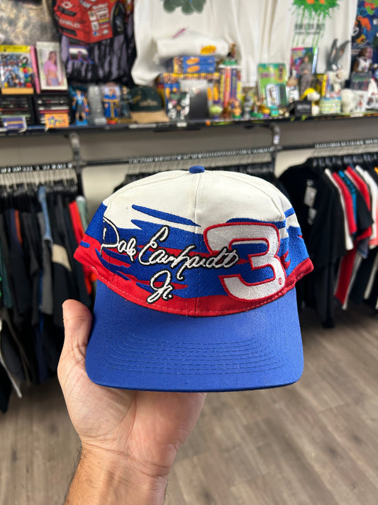 Vintage NASCAR Chase Authentics Dale Earnhardt JR. 3 SnapBack Hat Red,White,Blue
