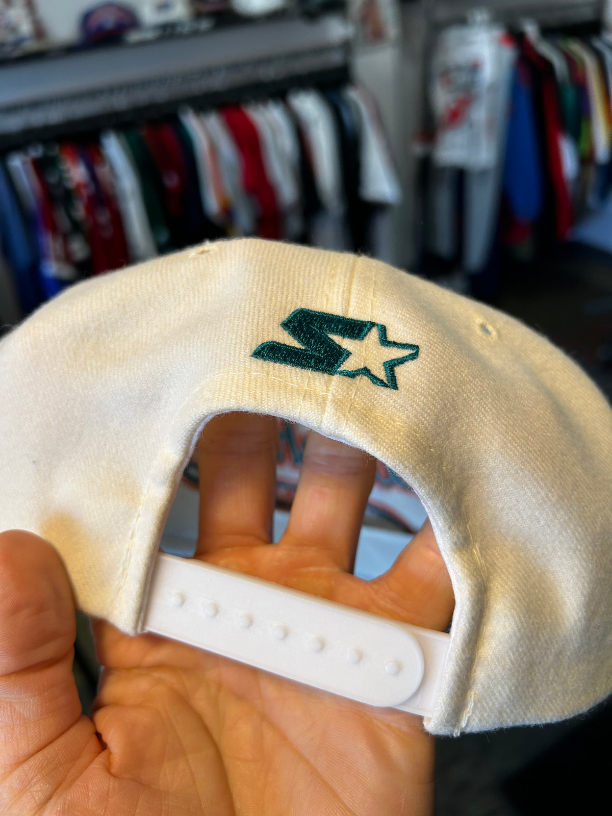 Vintage Miami Dolphins Football NFL Script Snapback Hat Starter Rare 90s Wool