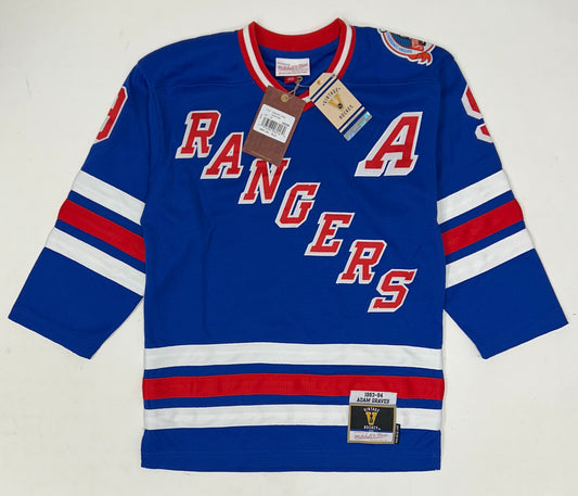 Mitchell & Ness Adam Graves New York Rangers 1993-94 Stanley Cup Jersey New S/M About 18.25x26 Inches