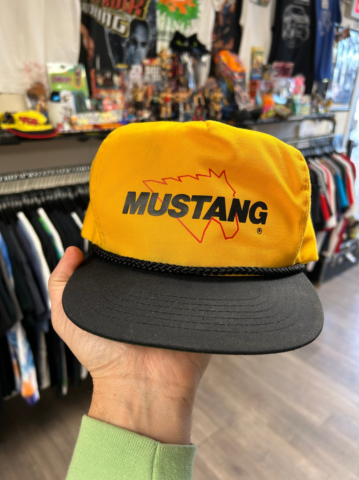 Vintage Mustang Car SnapBack Hat