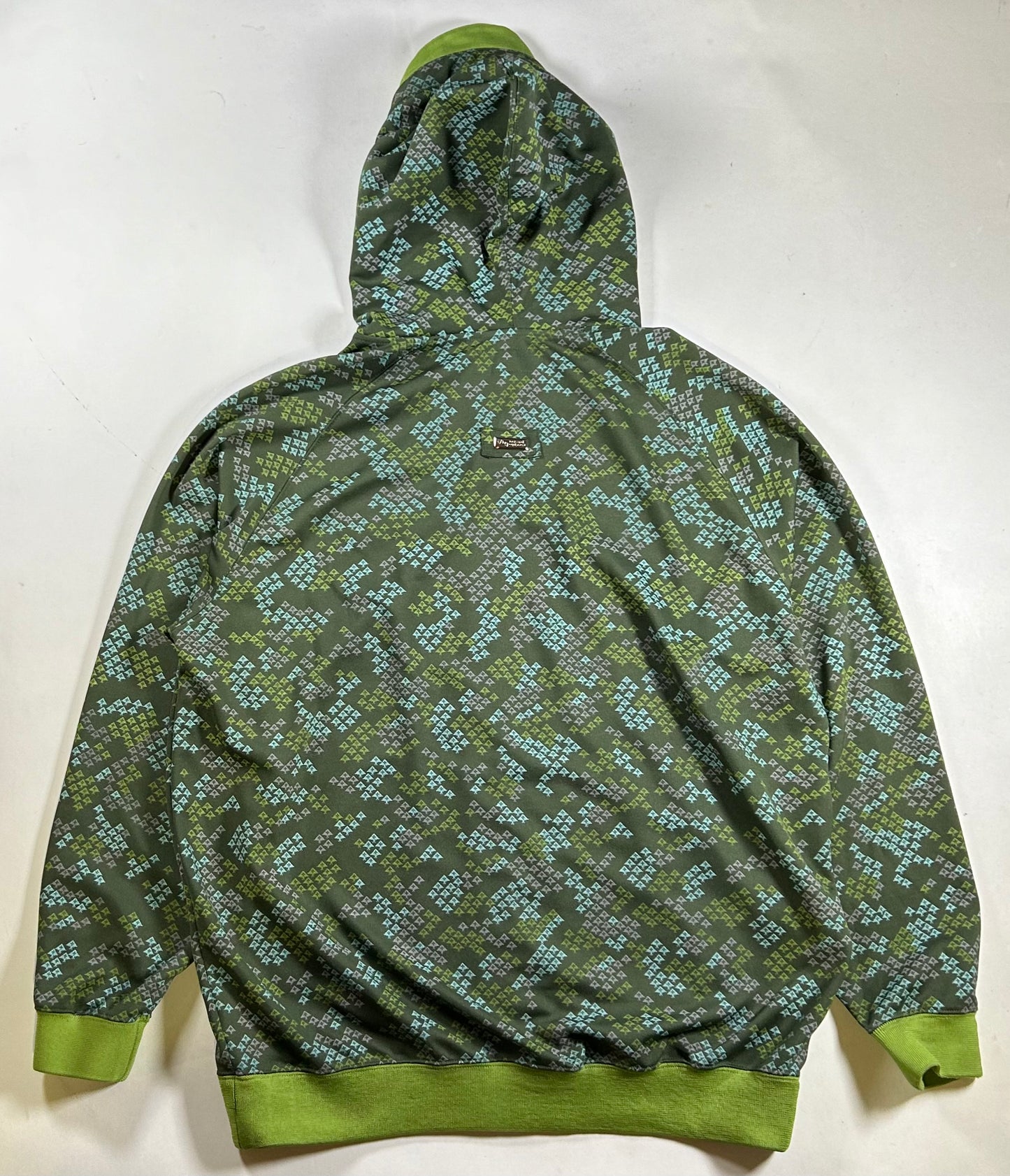 LRG Lifted Research Group Hoodie Hooded Zip Sweatshirt Vintage Y2k XL 26.5x30 Inches Skate