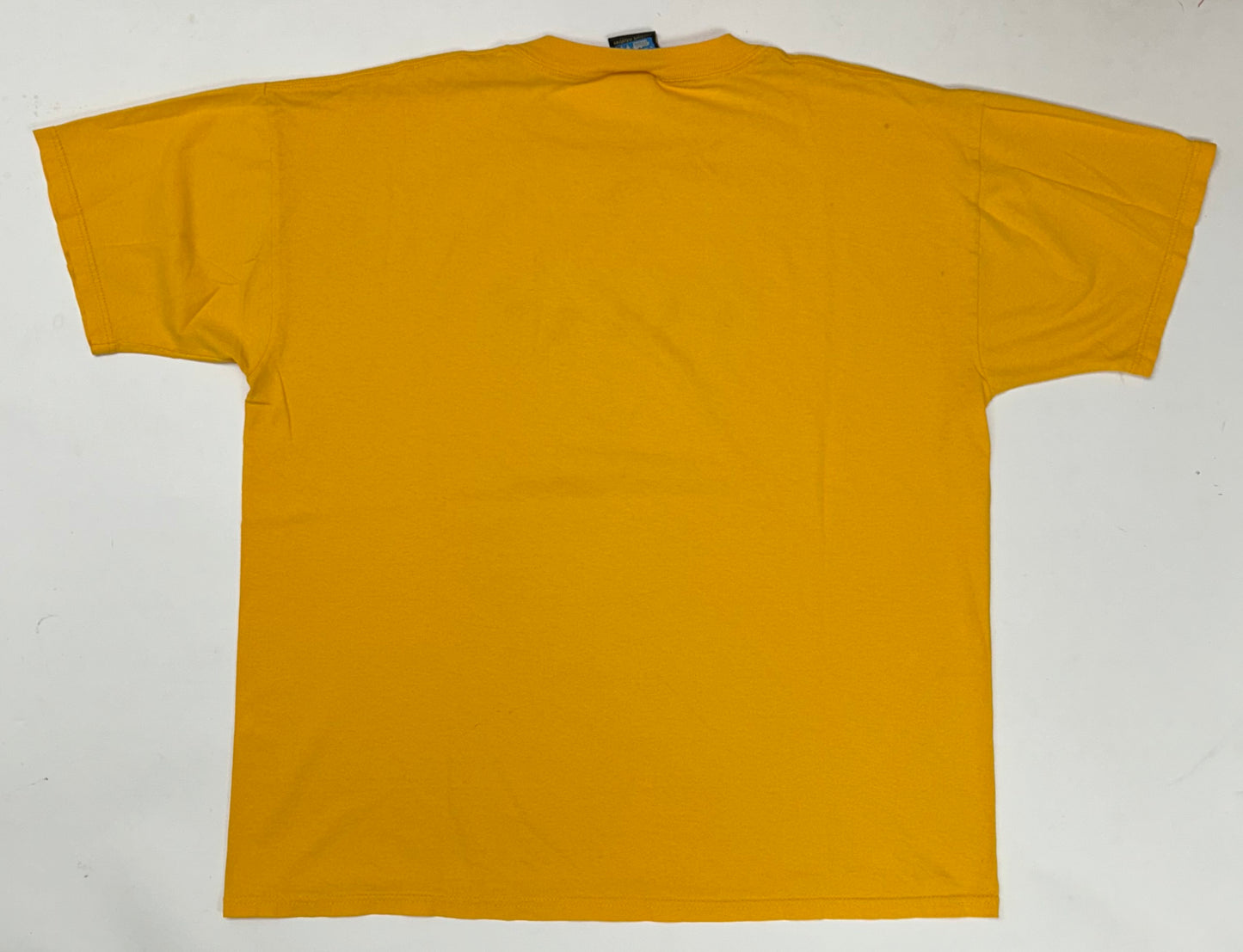 Vintage Paul Frank Skateboarding Sequence Skate Tee Yellow L/XL 24.5x28.25 Inches As Is Worn
