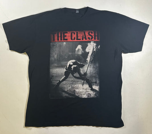 The Clash London Calling Music Band Tee Tultex Tag 2013 Print XL 23.75x29.75 Inches