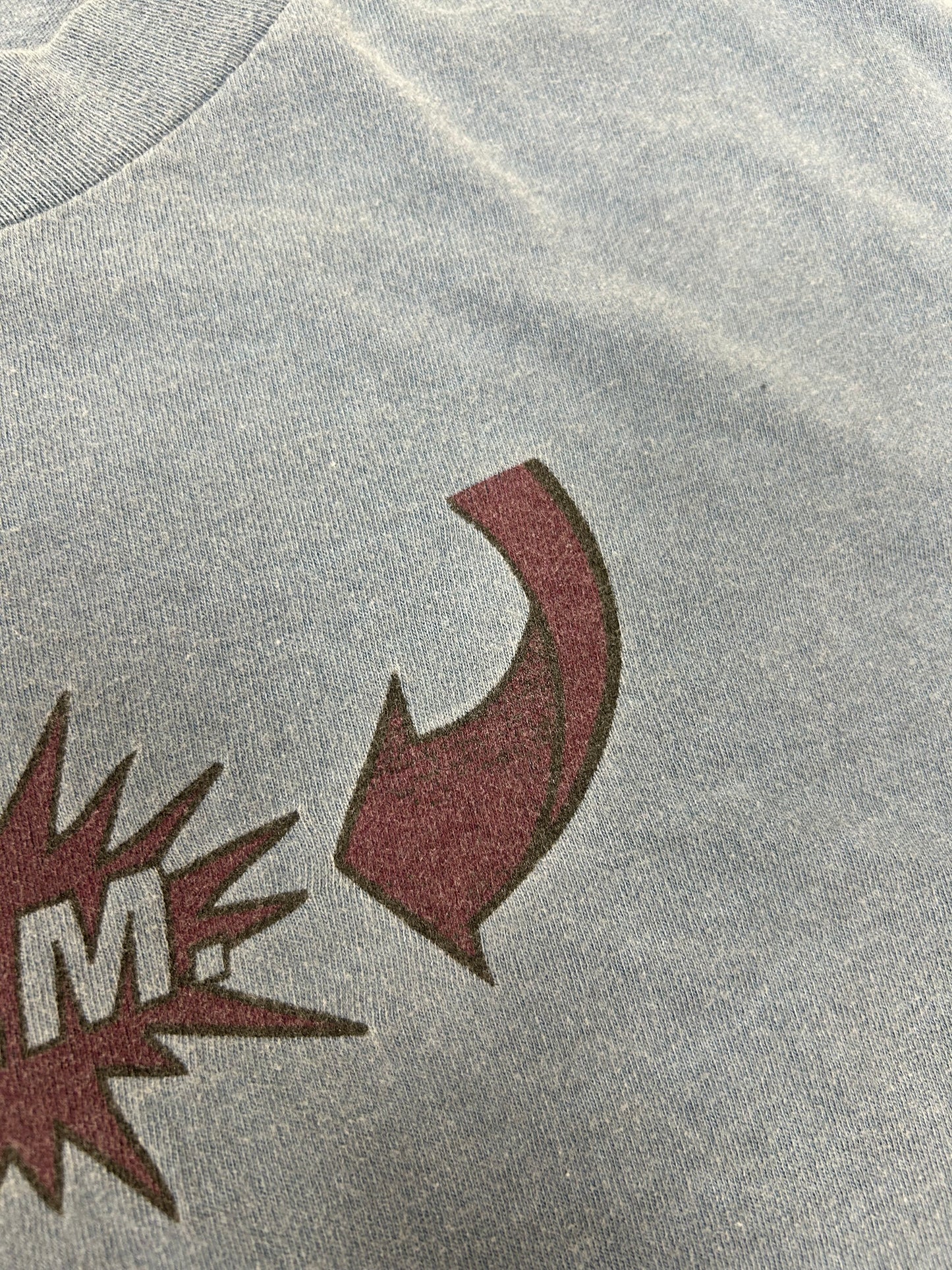 Vintage R.E.M. Monster Cool Music Band Tee 1993 1994 REM XL 23x29.25 Inches Blue As Is