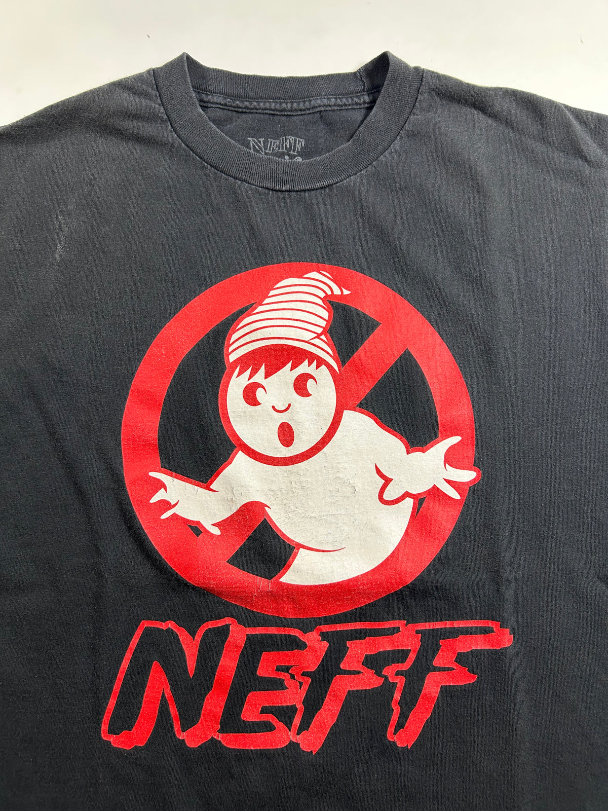 Vintage NEFF Ghostbusters Skateboarding Skate Chopped Sleeveless Medium 19.25x27 Inches As Is 00s