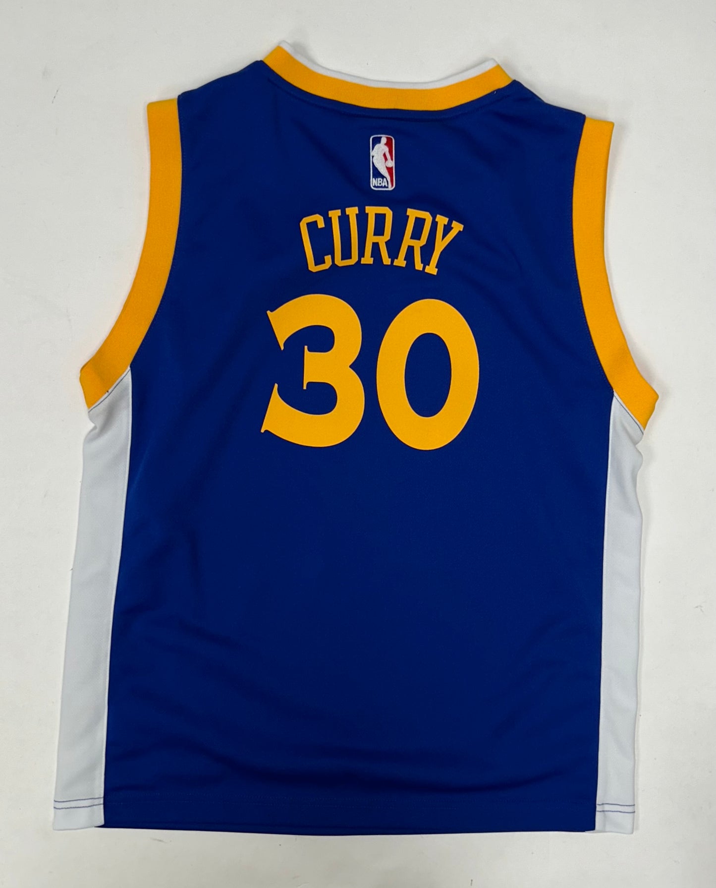 Adidas Steph Curry #30 GS Golden State Warriors Jersey Size Youth Large 19.75x26.25 Inches Blue