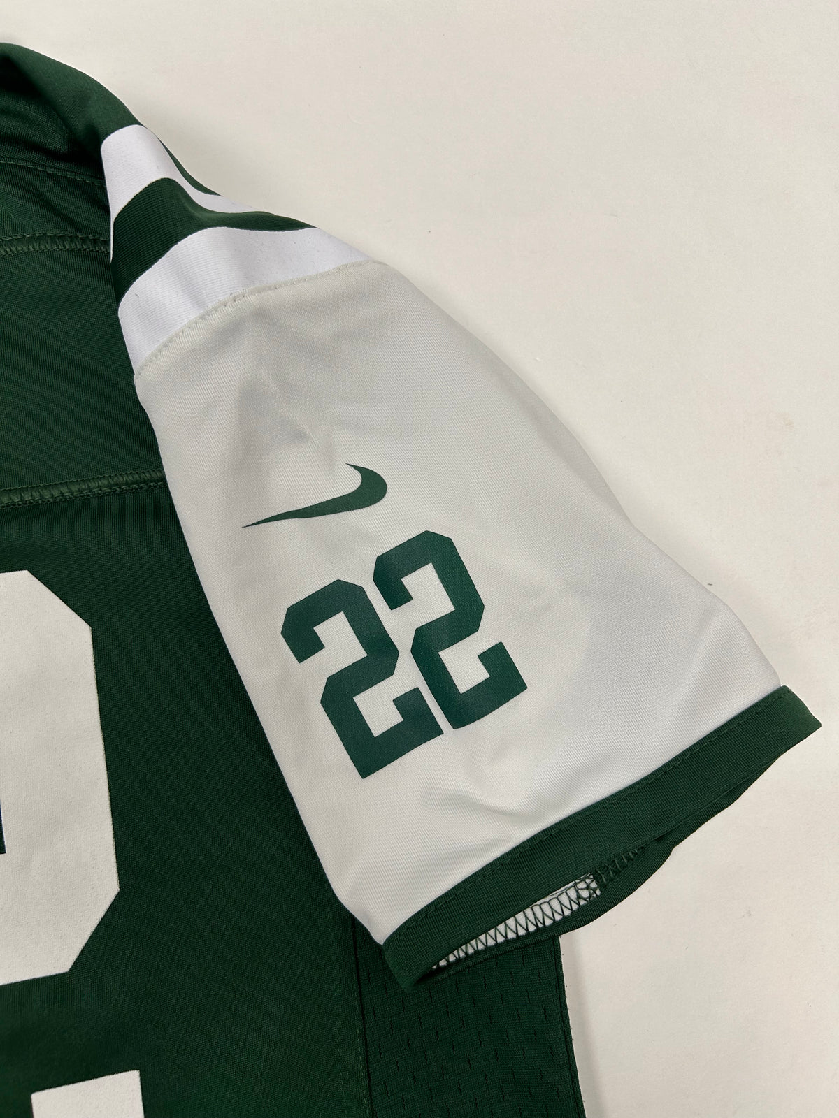 Matt Forté #22 New York Jets NFL Nike Green Football Jersey Youth Size L 14/16 19.25x26.5 Inches
