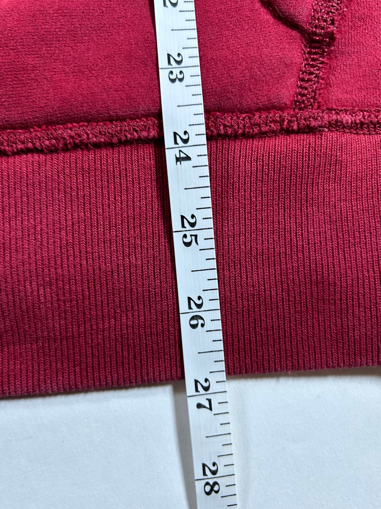 Hollister 22 California Graphic Logo Pullover Hooded Sweatshirt Small 22.25x26.75 Inches Red