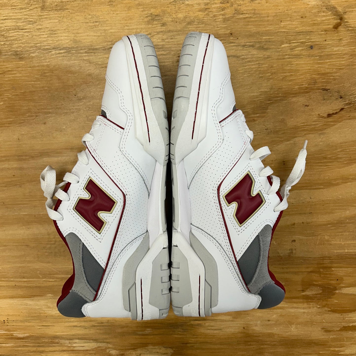 New Balance 550 Boston College Eagles White Red Shoes US Men’s 10.5 Women’s 12