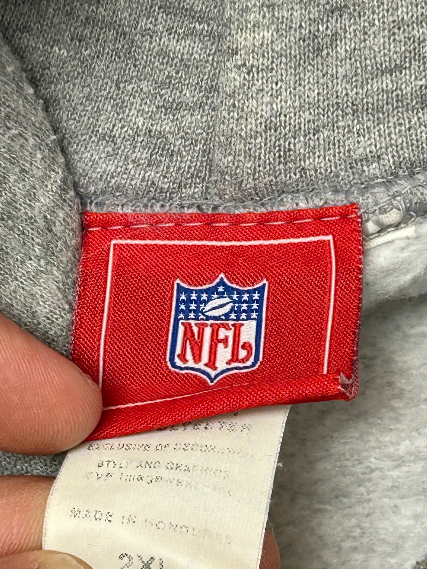 NFL Super Bowl XLII Champion New York Giants Hooded Sweatshirt 2XL/XL Fit 30x30.5 Inches