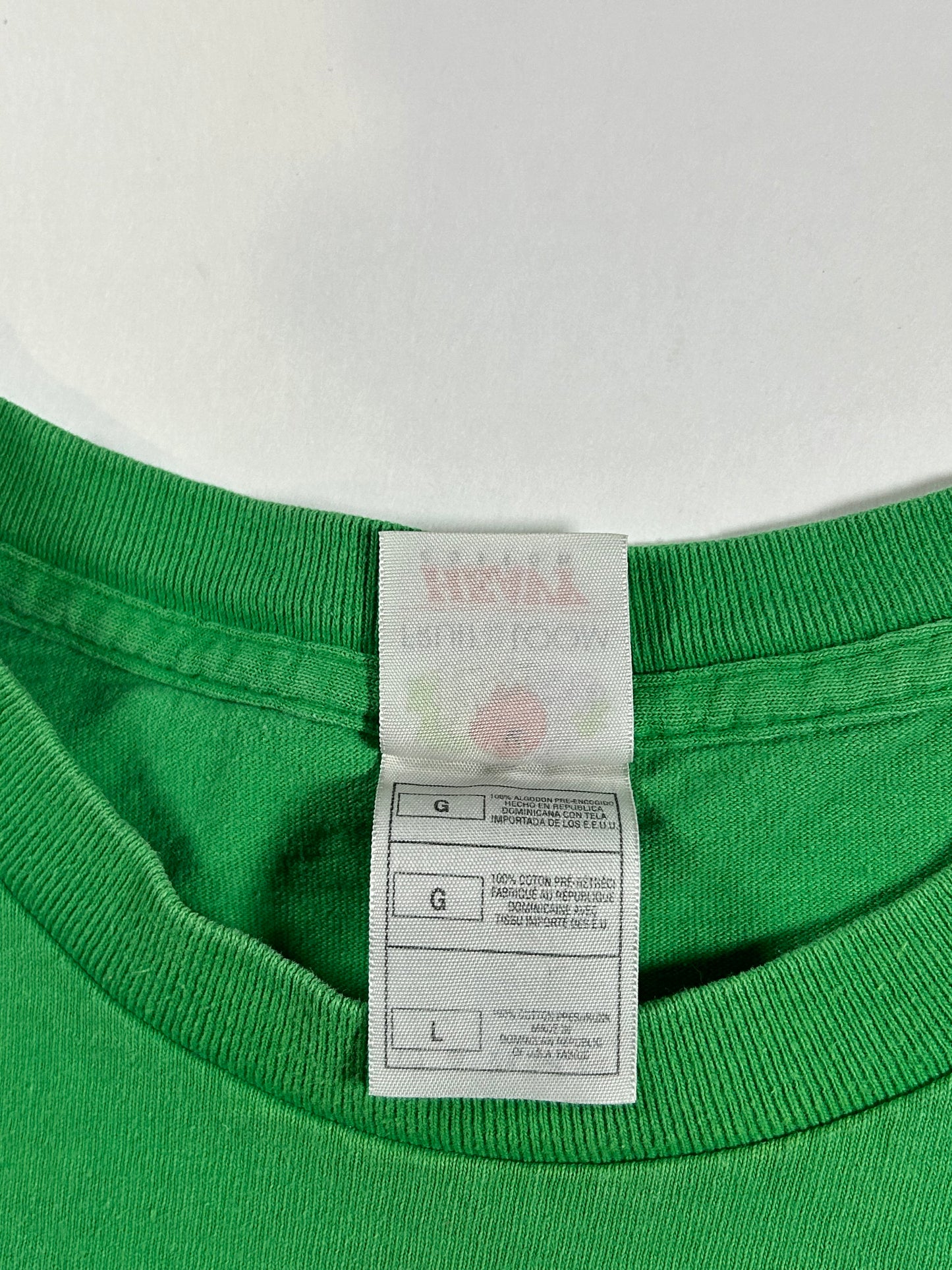 Vintage DK Bicycle Company BMX Biking Bike Brand Tee L/M 21x27 Inches 2000s Green Y2K