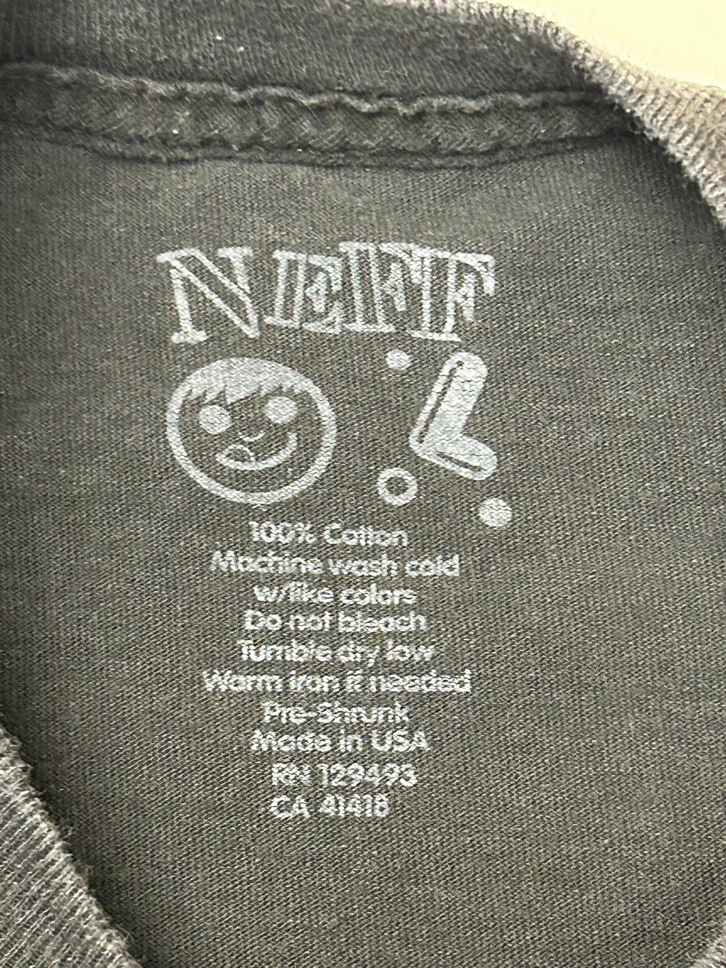 Vintage 00s NEFF Face Paint Splatter Tee Large 21.5x30 Inches