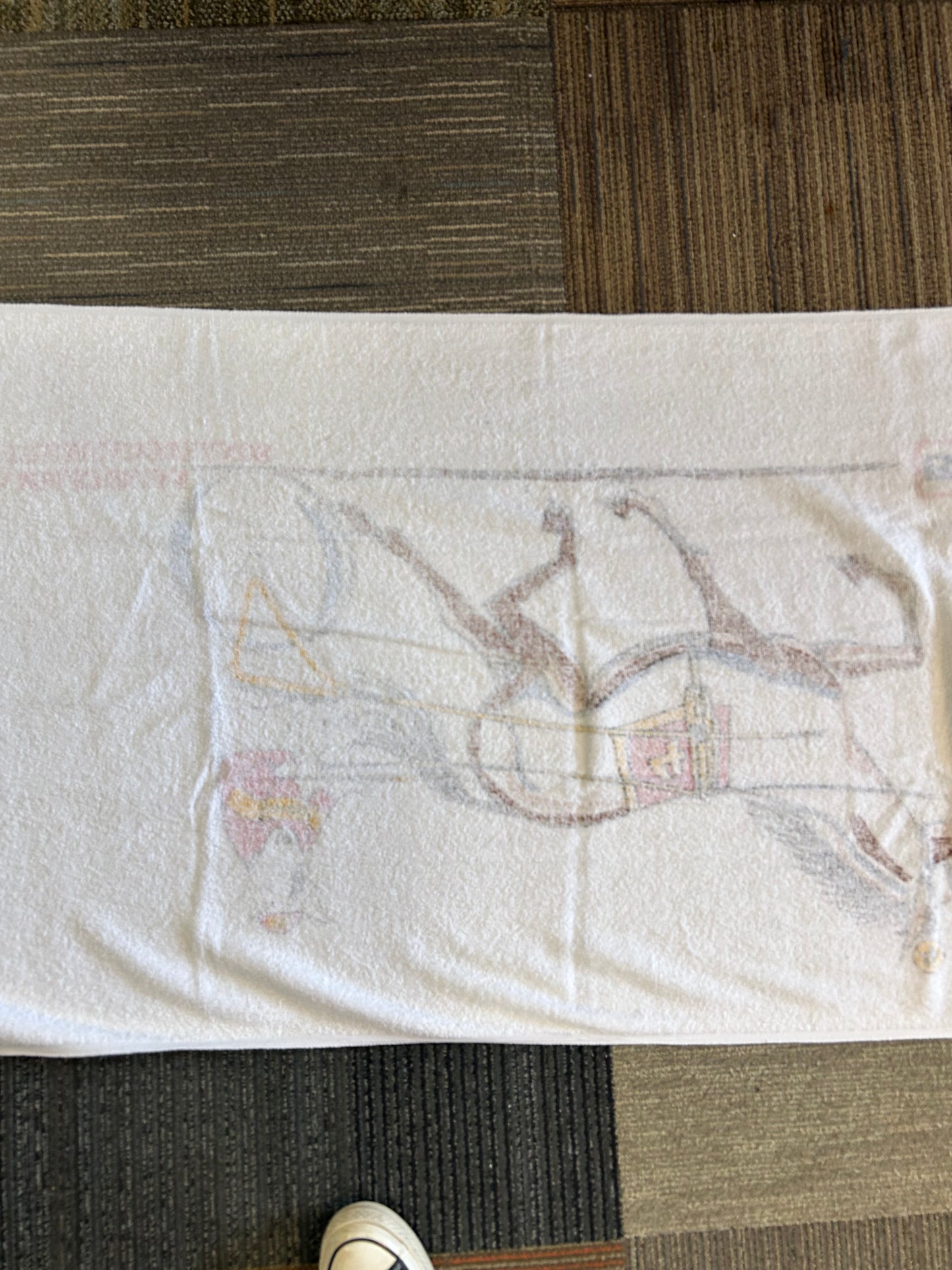 Vintage 1989 Meadowlands Bud light Beach/Pool Towel 100% Cotton About 29x56.25 Inches