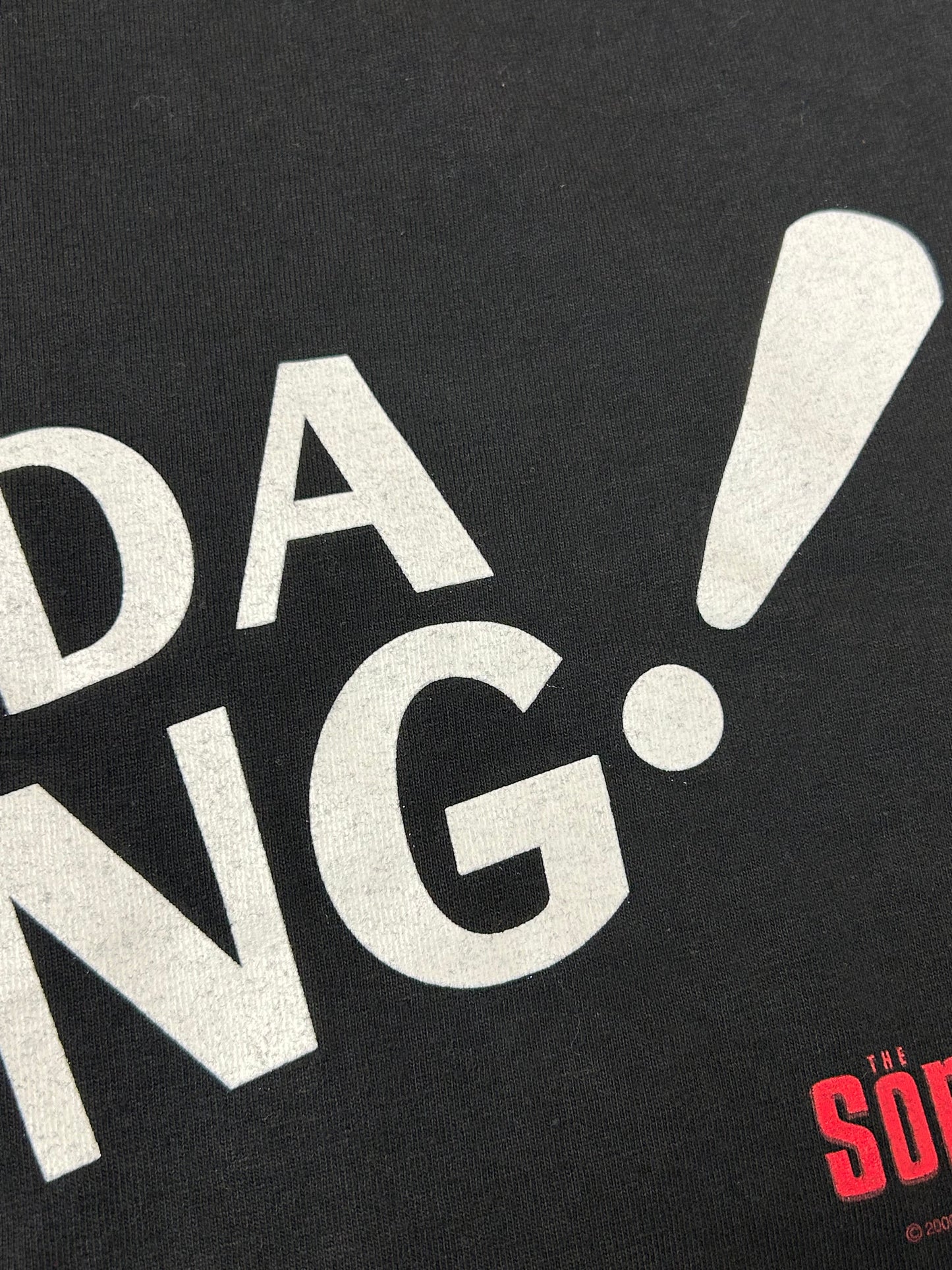 Vintage 2000 HBO The Sopranos Bada Bing! TV Show Promo Tee 2XL 25.25x30.5 Inches