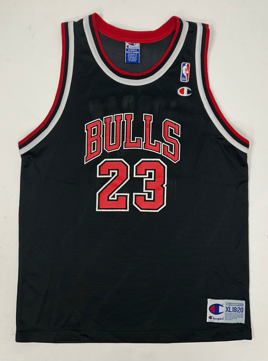 Vintage 90s Champion Michael Jordan Chicago Bulls #23 NBA Jersey Youth XL 18-20 20x27.75 Inches