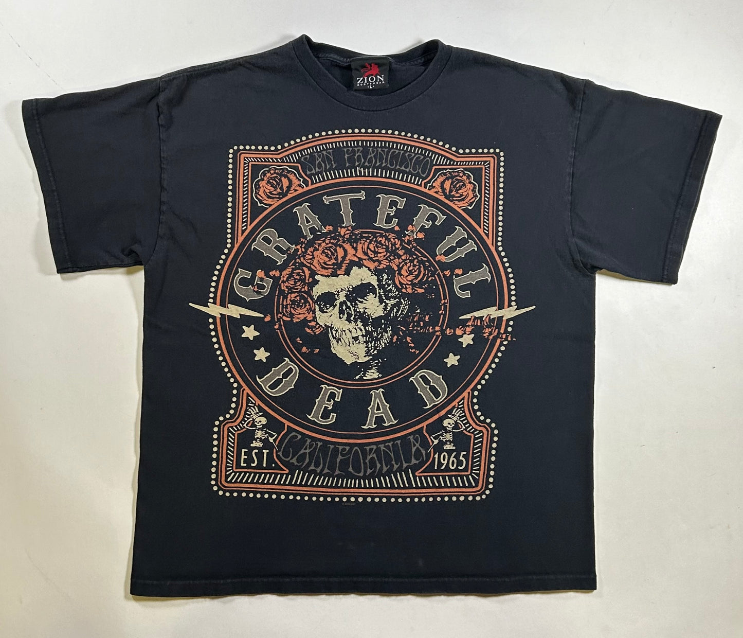 Vintage Grateful Dead San Francisco Zion Rootswear 2000s Graphic Print Tee Y2K