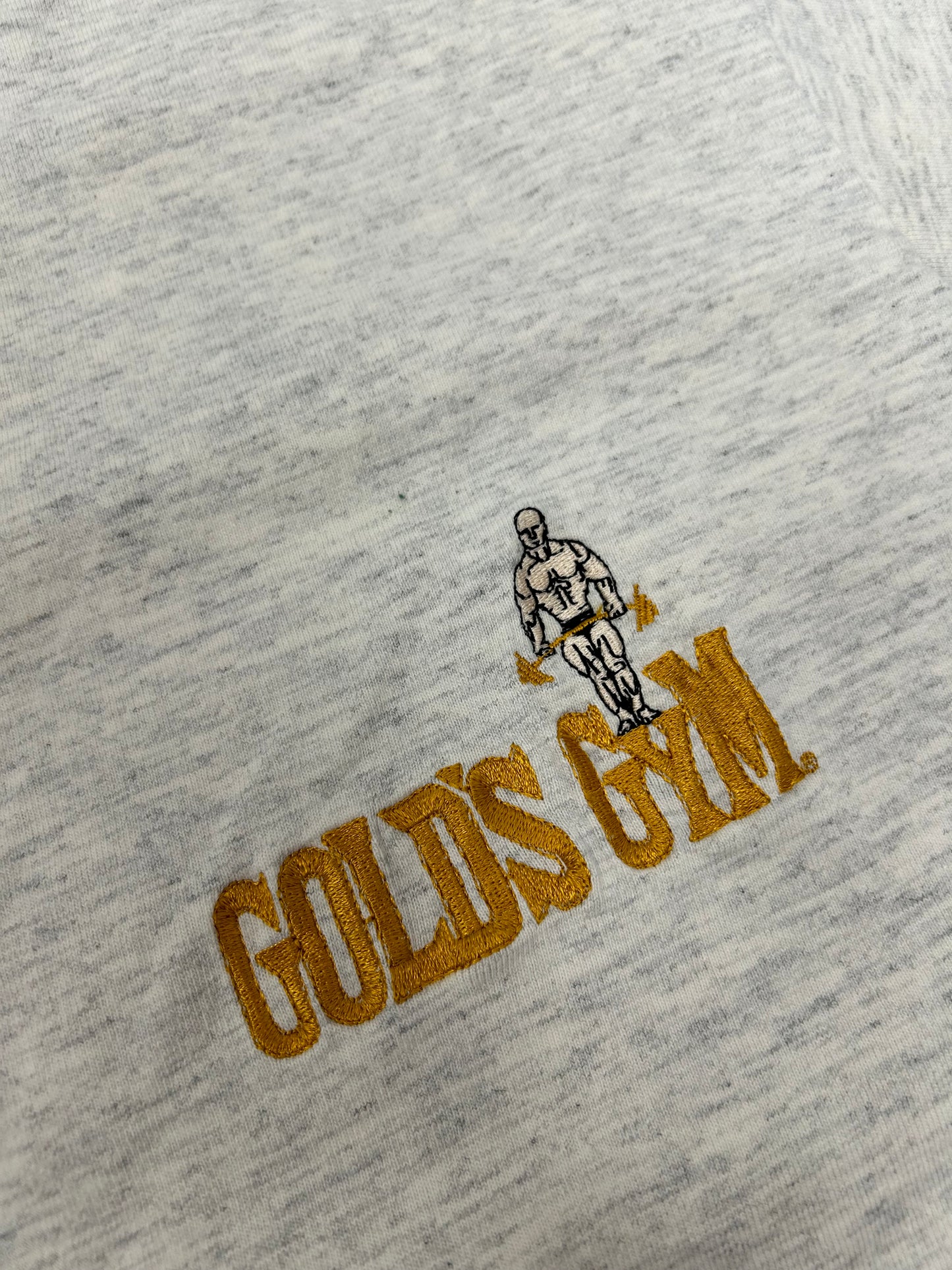 Vintage 90s Gold’s Gym Baseball Button Up Style Jersey Shirt Medium 21.25x28.5 Inches