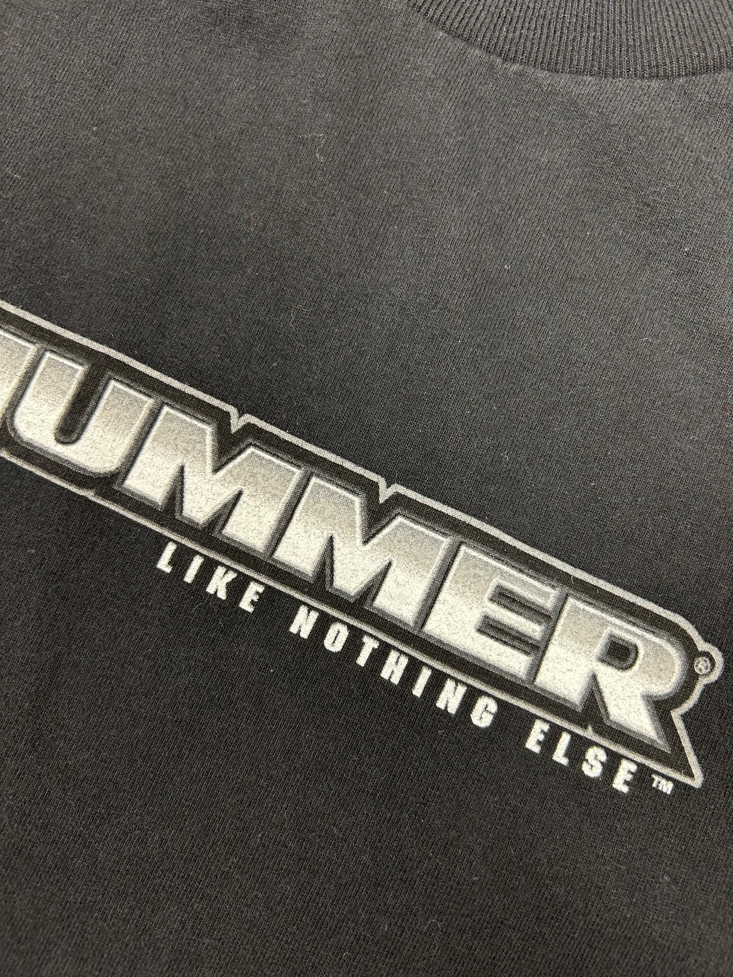 Vintage Hummer H2 Like Nothing Else Off Road GM Truck Y2K Size XL 23.25x30.25 Inches