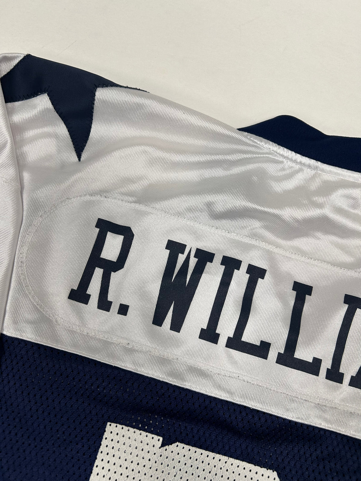 Roy Williams 31 Dallas Cowboys NFL Throwback Reebok Blue Jersey 2XL 29x33.5/35.5 Inches