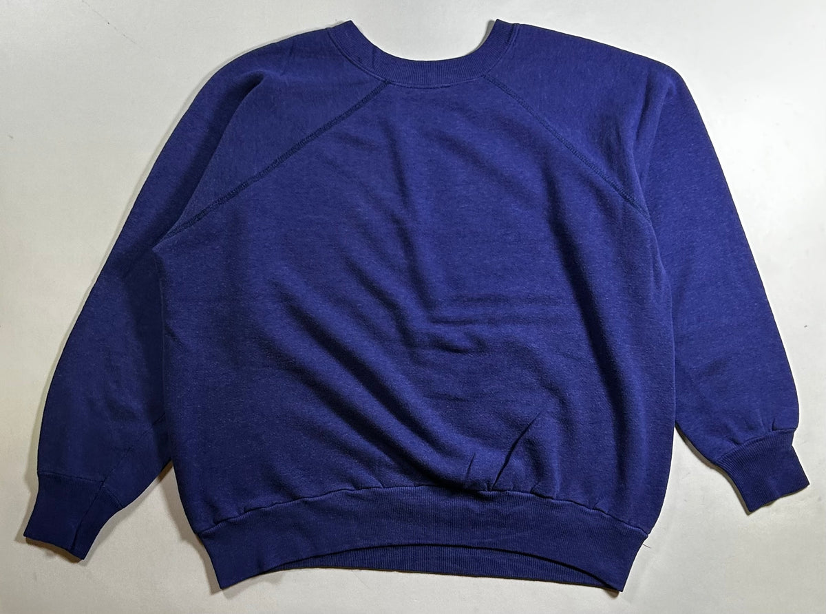 Vintage 80s Toys R Us Raglan I’m A Toys “R” Us Kid! Crewneck Sweatshirt Blue As Is Small Fit 23.75x24 Inches As Is